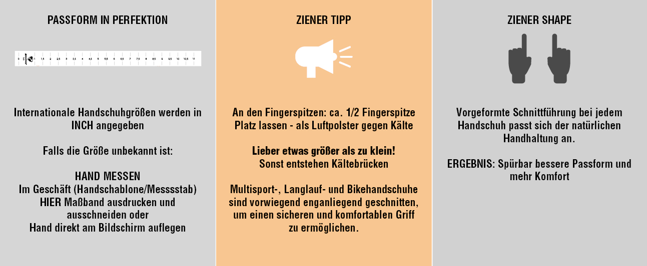 Handschuhberater - ZIENER - Gloves | Skiwear | Bikewear
