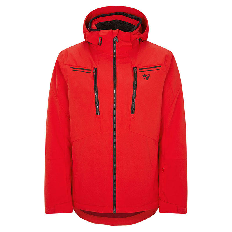 Ziener, Anzo Junior Ski Jacket Kids Red Salsa Blue, Orange, Red