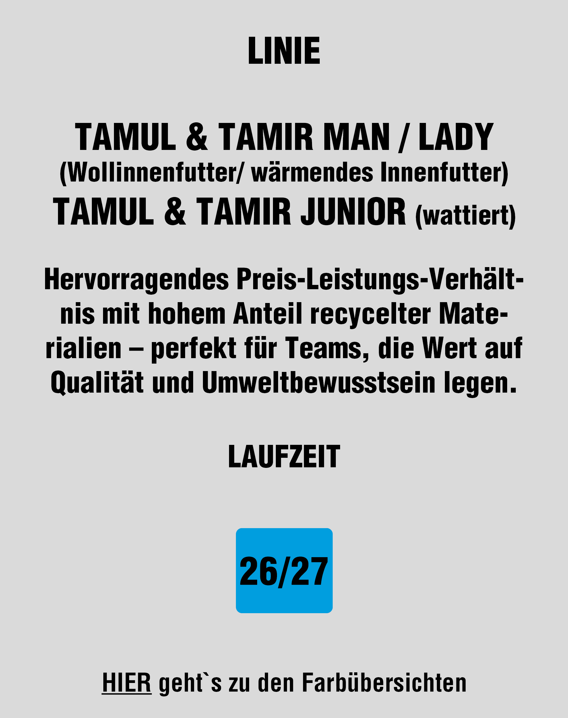 Textboxen Teamwearlinien Einleitungstext NEU3