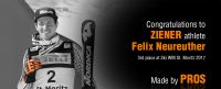 ZIENER Athlet Felix Neureuther holt Bronze im Slalom bei der alpinen Ski WM in St. Moritz